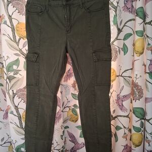 Old Navy Olive Green Cargo Jeans